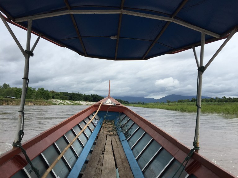 Mae Kok Boat with Roof